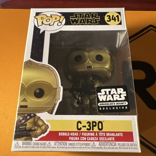 Funko POP! Star Wars #341: C-3PO (Smuggler's Bounty Exclusive) NEW w/Protector - Picture 2 of 8