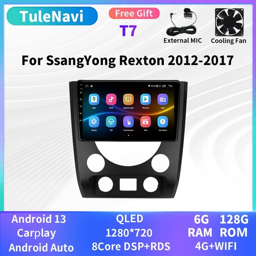 Reproductor GPS pantalla radio coche CarPlay para SsangYong Rexton Y290 III 3 2012-2017 - Imagen 27 de 30