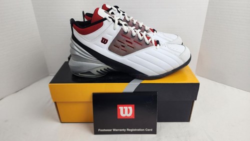 Wilson Zone Mid Leather Tennis Shoes (S1395) - Men's, New in Box