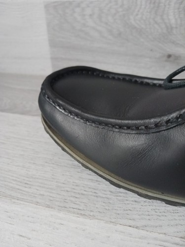 Henri Lloyd Mens Stud Shoes Uk Size 8 Black Leather F94061 - Picture 10 of 18