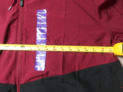 Brand New W Tags Reebok Men's Jacket 2XL Training Woven Classic Maroon XXL OBO - Picture 9 of 9