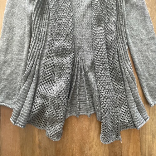 NWT Say What Women’s Size L Cocoon Sweater Chunky Knit Long Open Front Cardigan - Picture 2 of 8