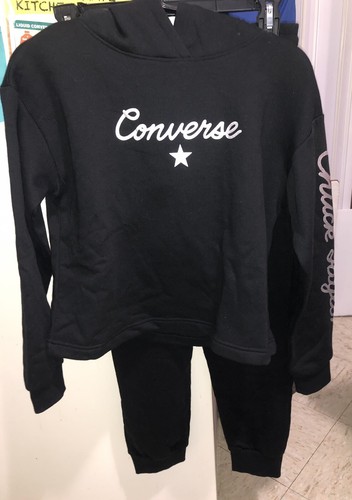 Converse All Star  Chuck Taylor Hoodie/Pants Sweatsuit Girls - Picture 1 of 11
