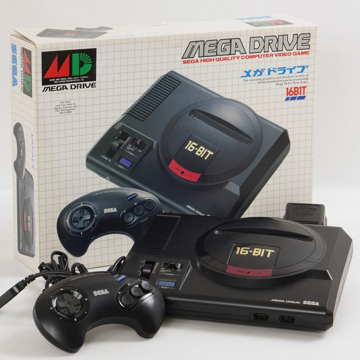 SEGA Mega Drive NTSC-J Black Video Game Consoles for sale | eBay