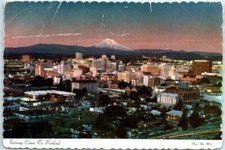 Postcard - Portland, Oregon and Mt. Hood