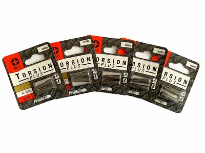 10 Piranha X62022 PH3 Philips Hi-Tech Torsion Plus Screwdriver Bits