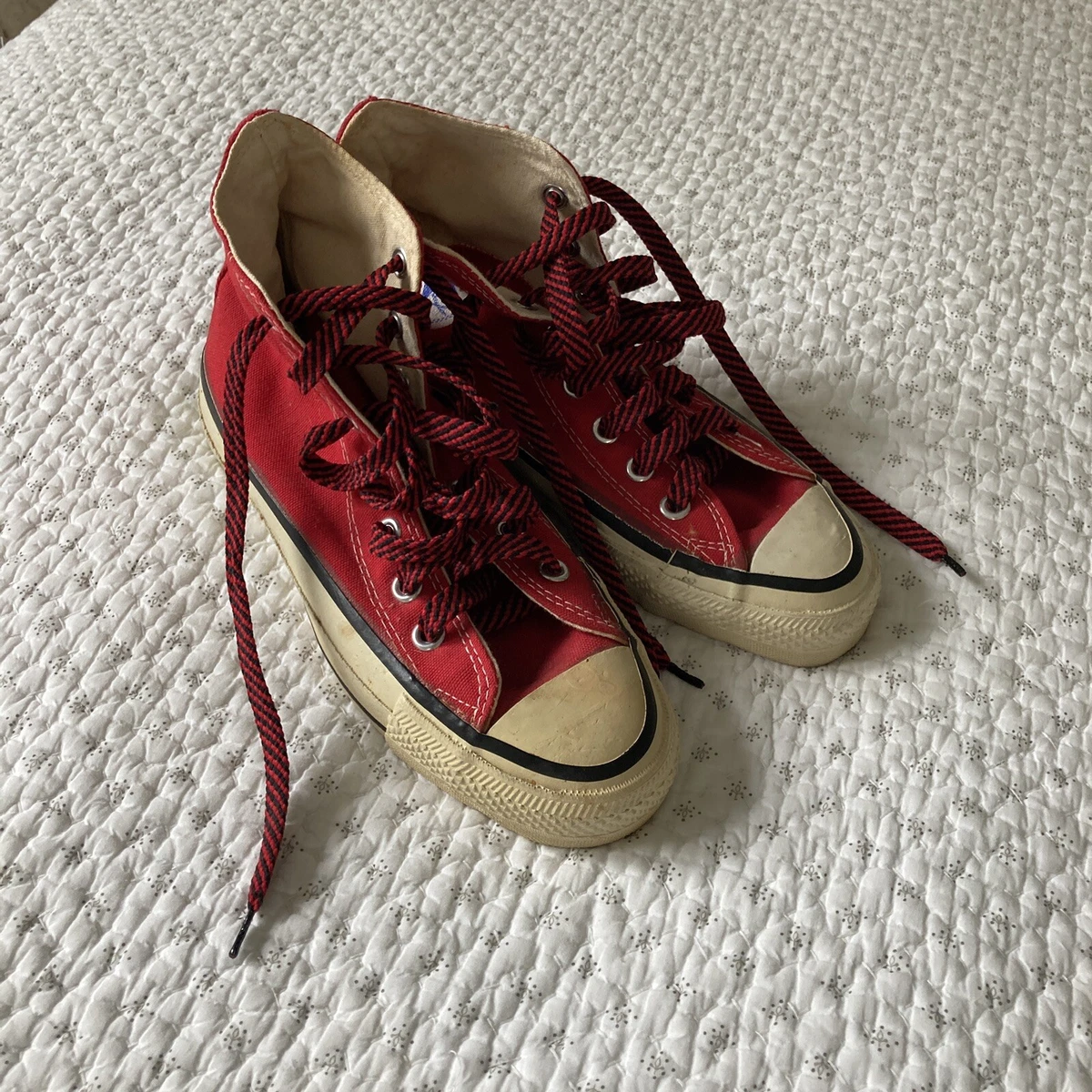 Afdæk spion hånd Vintage 70's 80's Made In USA Converse Chuck Taylor Sz 5 | eBay