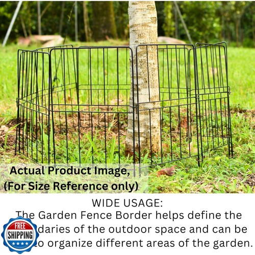 ShopLaLa Garden Fence Animal Barrier (10 Panels) 12in(L) x 24in(H) Rustproof - Picture 5 of 5
