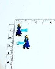 Handmade Hair Bows - Disney - Frozen - Hair Clips 16 Anna