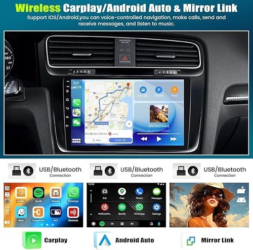 Carplay/Android for Subaru Outback Legacy 2010-2014, 9" Touchscreen w/Backup Cam - Picture 5 of 13