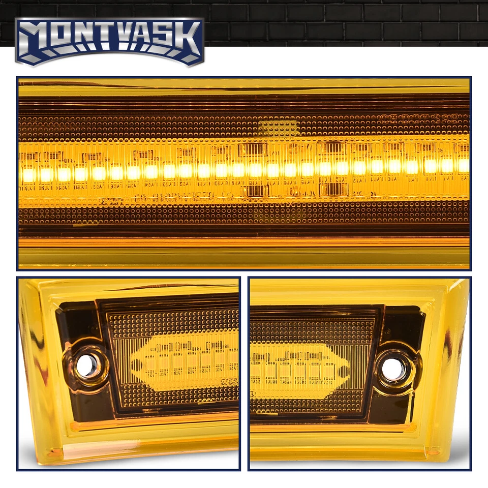 Fit For 1981-1991 Chevrolet C10 C20 C30 GMC LED Front Marker Light Assembly - Image 4 of 4