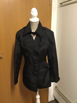 Damen Trenchcoat/Jacke Basic Line 36 schwarz - Neuwertig
