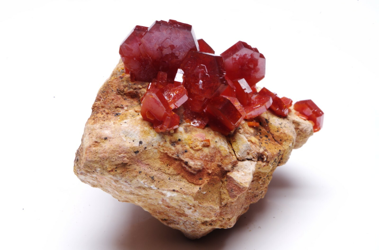 VANADINITE Coud'a, Mibladen maroc / morocco 5.3x4x3cm 53gr Goedkope limited edition