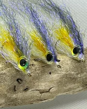 Ripple Ice Flash Tail Streamer, Silver/Pearl, 3-pack