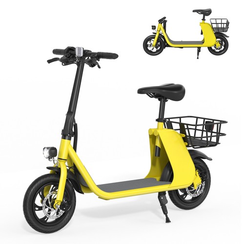 450W Adult Folding Electric Scooter Commuter Off-Road Ebike Bicycle E-Scooter - Picture 9 of 9