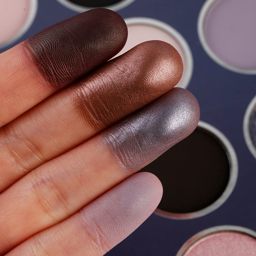 Smokey Grey Eyeshadow Palette, Black Gray Smoky Eye Shadow Pallet Goth Halloween - Picture 6 of 12