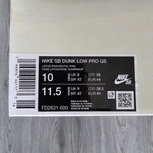 Nike SB Dunk Low Pro QS Powerpuff Girls Blossom - size uk 9 - FD2631-600 - Picture 15 of 18