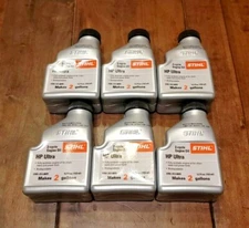 STIHL (6) 2 Gal HP Ultra 2-Cycle SYNTHETIC Engine Mix Oil 5.2 fl oz Genuine OEM
