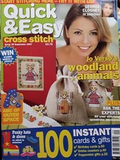 Quick & Easy Cross Stitch Magazine Issue 25 September 1997 With Pullout Sampler