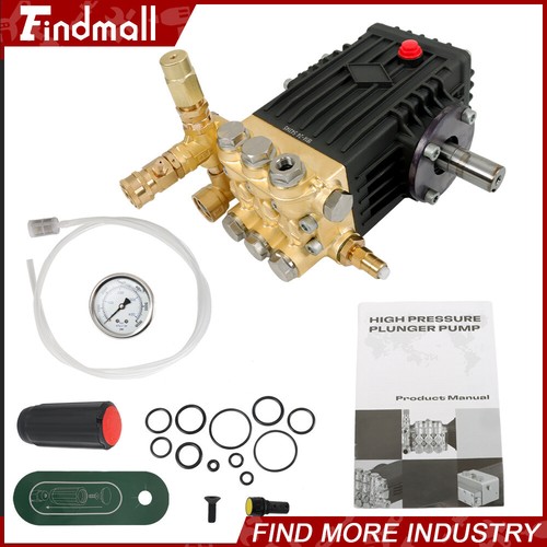 4.9GPM Belt Drive Pressure Power Washer Pump 24mm Solid Shaft 3600 PSI - Picture 2 of 24