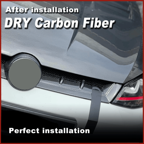 Dry Carbon Kühlergrill Grill Frontgrill Passt für VW Golf 7 MK7 VII GTI R 14-17  - Bild 4 von 13