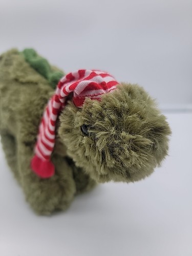 Manhattan Toy Company Dinosaur Plush Holiday Green Stegosaurus Santa Hat 13 in - Picture 19 of 19