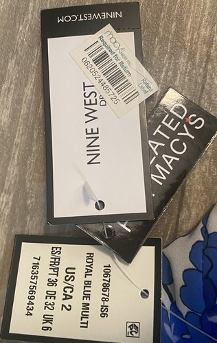 Neu mit Etikett Nine West Kleid Gr. 2 kobaltblau weiß Etuikleid - Bild 3 von 8