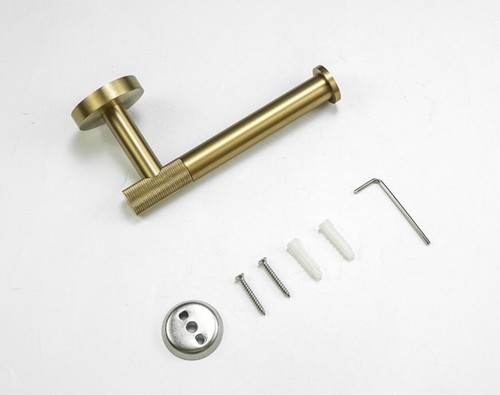 Brushed Gold Bathroom Towel Rack Hook Toilet Paper Holder Accesories Hook Robe - Picture 13 of 44