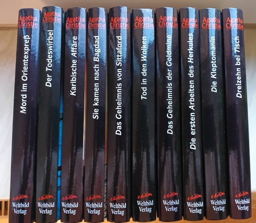 Agatha Christie Büchersammlung 63 Bände vom Verlag Weltbild - Bild 3 von 7