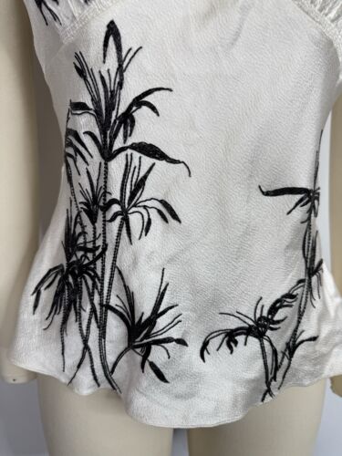 Top De Colección Christian Dior Por John Galliano Blanco Con Cuentas FR42 US10 - Imagen 2 de 18