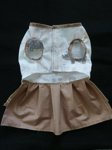 Lil' Dog Dress - Safari Animals - Handmade 20" Chest - Picture 6 of 6