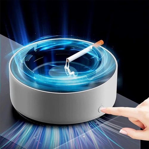 2 in 1 Air Purifier Ashtray Multifunctional Smokeless with Filter,Ashtrays for C - Picture 11 of 12