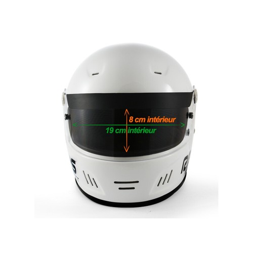 RRS Protect Full Face Circuit Helmet FIA 8859-2015 SNELL SA2020 White XL - 第 4/6 張圖片