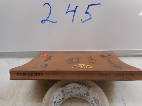 CATÁLOGO DE PIEZAS DE MOTOR CATERPILLAR D326 - Imagen 2 de 4