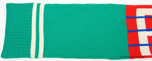 NEW POLO RALPH LAUREN SCARF WOOL BLEND KNIT RED/BLUE/GREEN PC0171 COLOR BLOCK RL - Picture 4 of 12