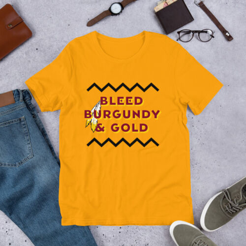 Commanders -Bleed Burgundy and Gold Tee - Picture 5 of 7