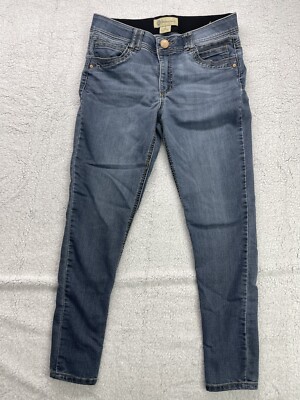 Democracy Jeans Womens Size (31X26) Skinny Blue Ab Solution Elastic Waist 