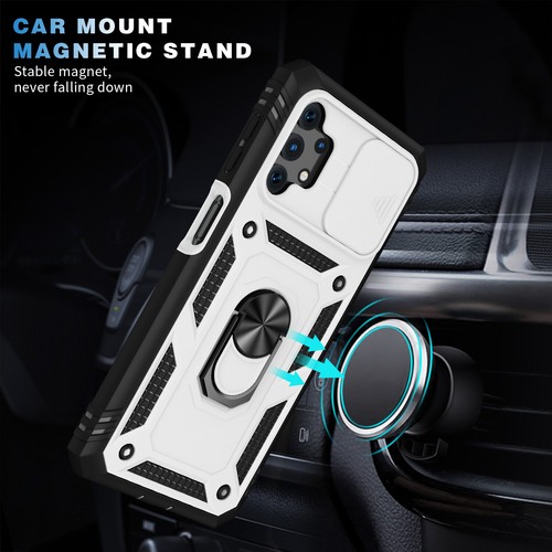 For Samsung Galaxy A12 A14 A53 A54 Ring Case Camera Lens Slide Protection Cover - Picture 2 of 99