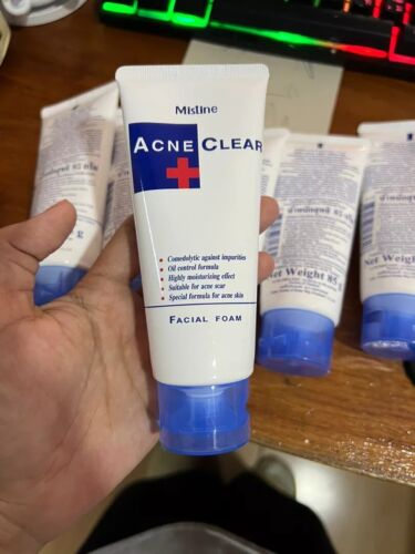 4 x 85g Facial Foam Face Wash Care Mistine Acne Scar Clear Oil Control Original - Picture 20 of 20