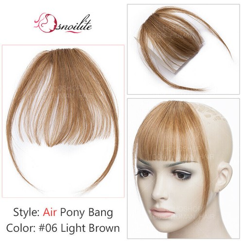 Hair Topper Clip In Mono 100% Remy Human Hair Top Piece Toupee Wigs Bangs Blonde - Imagen 91 de 91