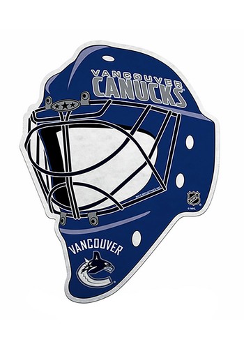 Vancouver Canucks NHL Die Cut Goalie Mask Pennant NEW /w Tags Polybagged - Picture 3 of 3