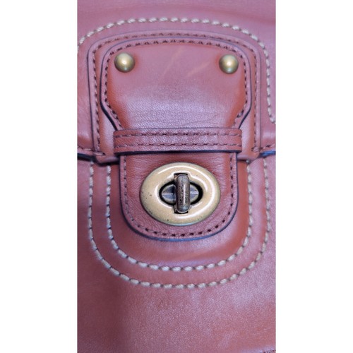 Coach 19886 Mini Willis British Tan Leather Turnlock Tassel Small Crossbody Bag - Picture 14 of 15