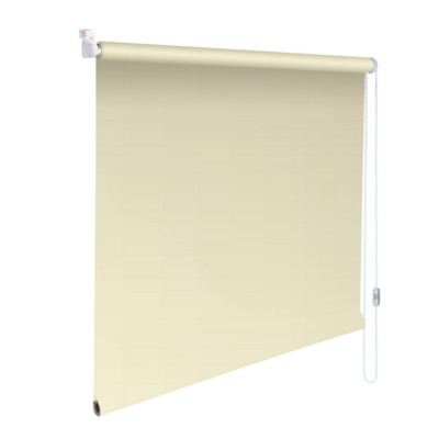 Mini-Rollo Klemmfix Klemmrollo Easyfix Sichtschutz - Höhe 50 cm creme