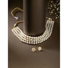 Peora Faux Pearl Necklace & Jewelry Set for Womens!
