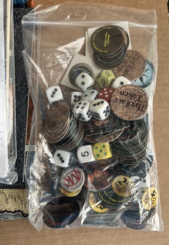 Job Lot Of Mainly Wizkids Mage Knight Rules, Dice, Tokens, Cards & Maps - 第 6/7 張圖片