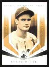 2004 SP Legendary Cuts BOBBY DOERR Base Baseball card BOSTON RED SOX