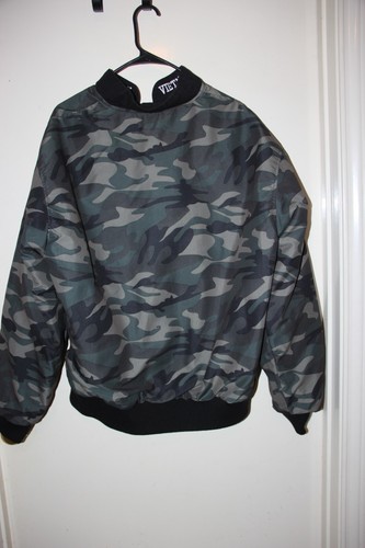 Vintage Vietnam Veteran Wende Rennjacke tarnfarben/gelb schwarz - X-Large - Bild 9 von 9