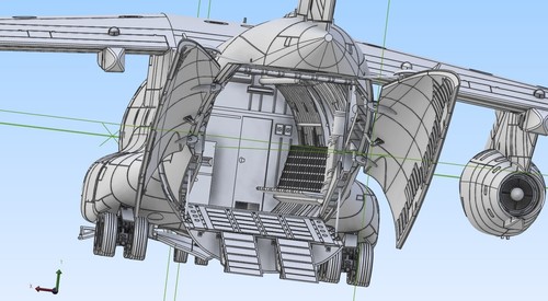1/72 JASDF Kawasaki C-1 (3D fabricated kit) - Picture 11 of 18
