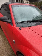 7" Black Stainless Antenna Mast Power Radio AM/FM for FORD MUSTANG 1979-2009 New