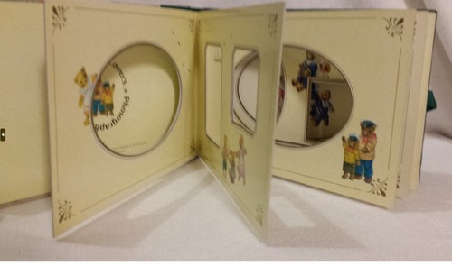 Teddy Bear Lovers Photograph Album Green w/ Cutouts Pages Illustrated - Picture 10 of 13